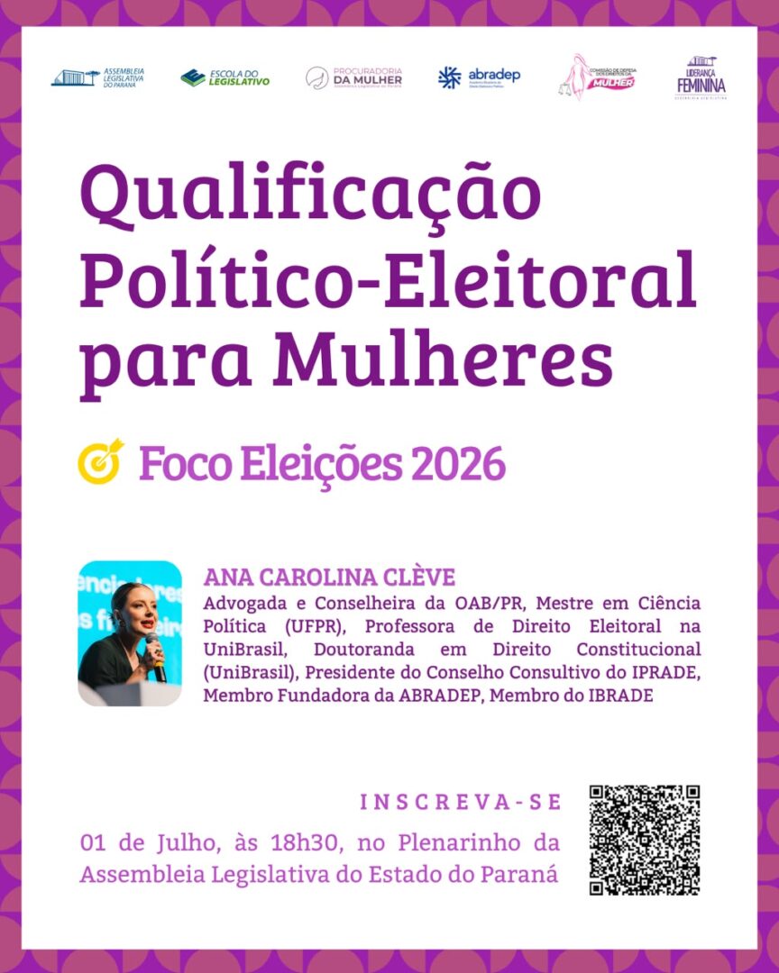 Qualificação Político-Eleitoral para Mulheres – Eleições 2026